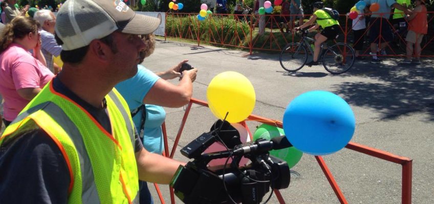 Kyle Filming Trek Across Maine